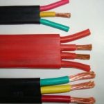 Butadiene silicone flat cable